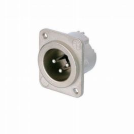 Penn Elcom Penn Elcom XLR 3 Pin Male Chassis Connector DLX Series M3 Tapped Holes