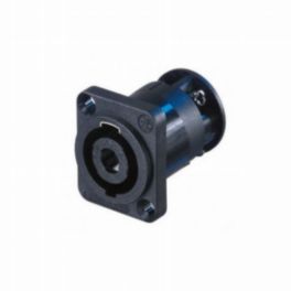 Penn Elcom Penn Elcom SpeakON 4 Pole Chassis D Flange Screw Term NL4MP-ST