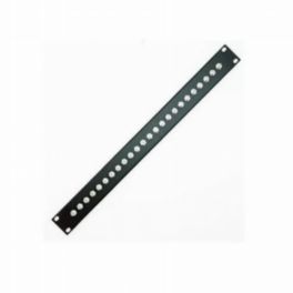 Penn Elcom Penn Elcom 1U Punched Patch Panel with 24 x F Type Connectors