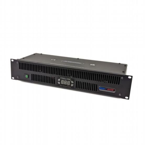 Penn Elcom 2U Rack Mountable Digital Quiet Fan Exhaust Unit (Celsius)