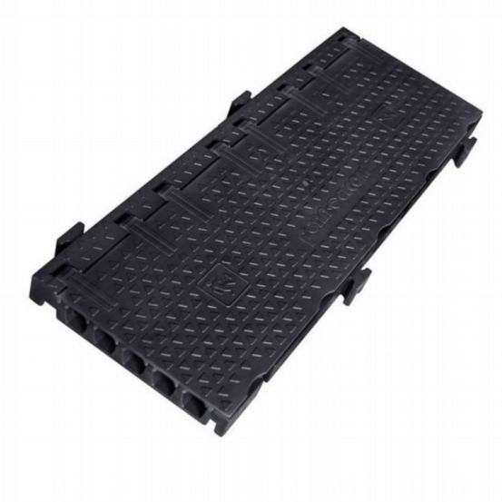 Penn Elcom CROSS 5 Base Section with Black Lid Cable Protector Ramp