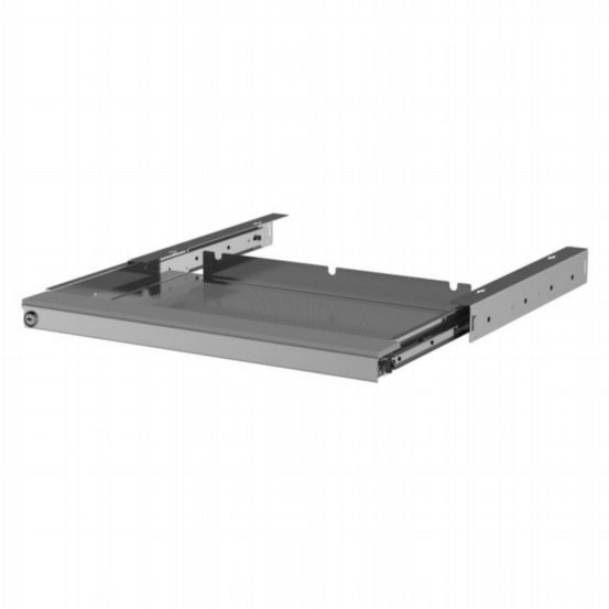 Penn Elcom Large Silver Lockable Vented Laptop Drawer (Up to 17
