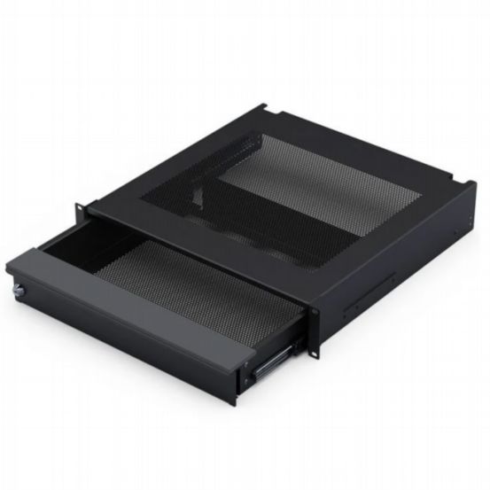 Penn Elcom 2U Lap Top Drawer Black