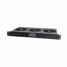 Penn Elcom Penn Elcom 1U Thermostatically Controlled Quiet Rack Fan Tray (Celsius)