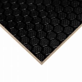 Penn Elcom Penn Elcom 9.5mm Film Faced Birch Plywood with Black Hexa Pattern Phenolic