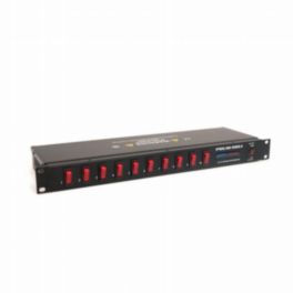 Penn Elcom Penn Elcom 1U 10-Channel Type G Rack Mount Power Distribution Unit (13A, C20 Input)