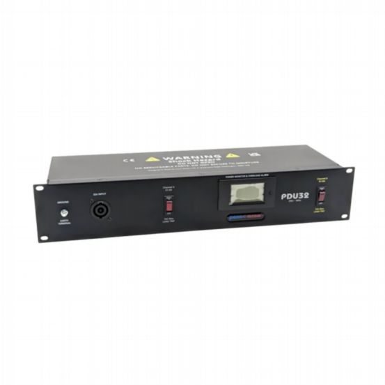 Penn Elcom 2U 32A Two Channel Rack Mount PDU with Power Monitoring – PowerCon Input