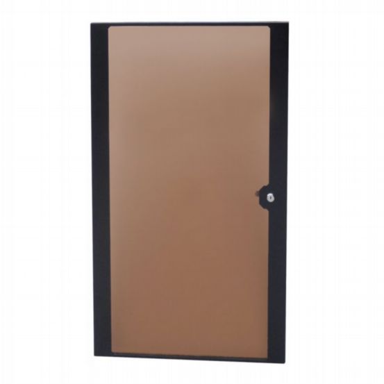 Penn Elcom 12U Smoked Polycarbonate Locking Front Door for Contractor Rack Series