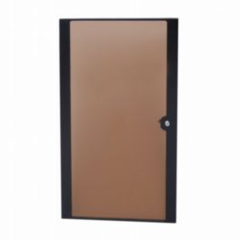 Penn Elcom Penn Elcom 28U Smoked Polycarbonate Locking Front Door for Contractor Rack Series