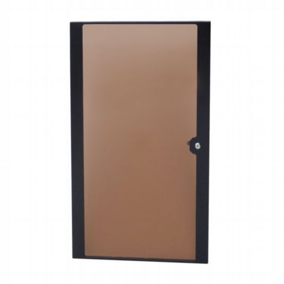 Penn Elcom 28U Smoked Polycarbonate Locking Front Door for Contractor Rack Series