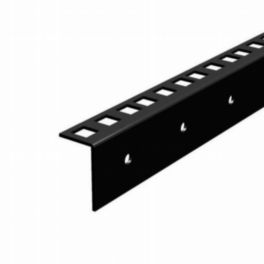 Penn Elcom Penn Elcom 37U Rack Strip Rail with Square Holes – 2mm Steel – Black Finish