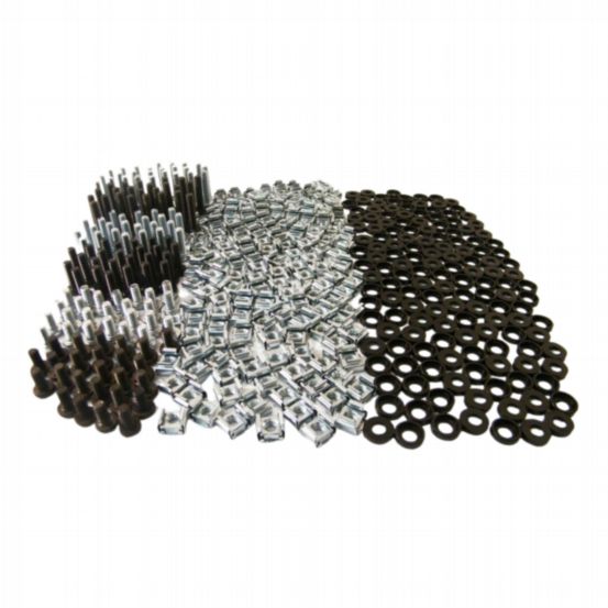 Penn Elcom 20mm Long Black M6 Rack Screw Pack