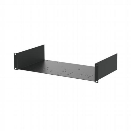 Penn Elcom 2U Utility Rack Shelf with Multiple Mounting Holes
