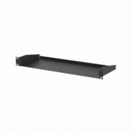 Penn Elcom Penn Elcom 1U Black Shallow Rack Shelf (181.5mm Deep)
