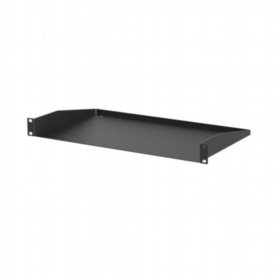 Penn Elcom 1U Black Rack Shelf – 270.5mm Deep