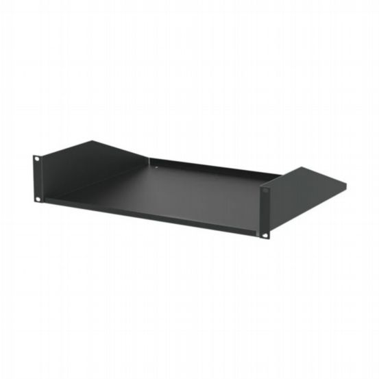 Penn Elcom 2U Black Rack Shelf – 368mm Deep
