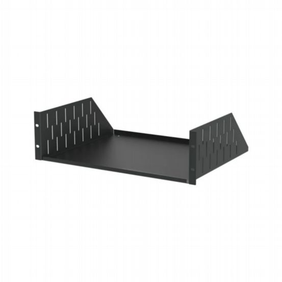 Penn Elcom 3U Black Rack Shelf – 368mm Deep