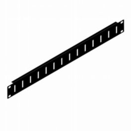 Penn Elcom Penn Elcom 1U Black Aluminium Flanged Rack Panel With Vertical Vents