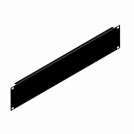 Penn Elcom Penn Elcom 2U Black Aluminium Flanged Rack Panel