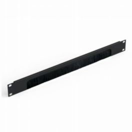 Penn Elcom Penn Elcom 1U Open Black Rack Panel with Cable Access Slot and Brushes