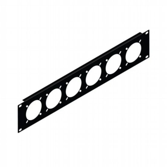 Penn Elcom 2U Rack Panel Punched For 6x 16A Connectors