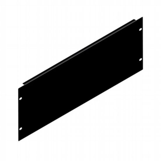 Penn Elcom 4U Black Flanged Rack Panel
