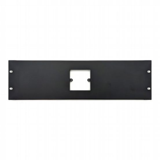 Penn Elcom 3U Rack Panel Punched for Single Gang