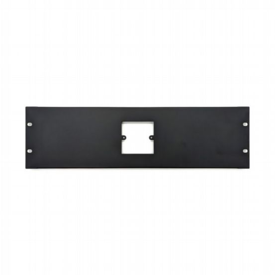 Penn Elcom 3U Rack Panel Punched for Single Gang