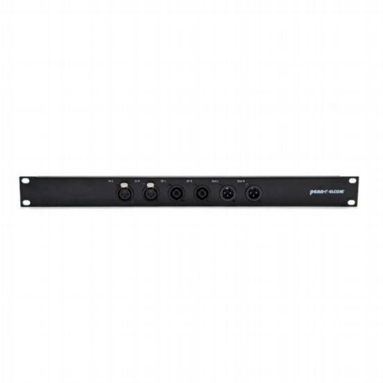 Penn Elcom 1U Six-Way XLR & SpeakON Rack Panel With L/R Speaker Link & 1m Tails (Loaded Panel Series)