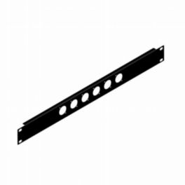 Penn Elcom Penn Elcom 1U Rack Panel Punched for 6 x D-Series Connectors