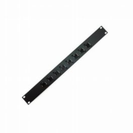 Penn Elcom Penn Elcom 1U Rack Panel Punched for 8 x NL2 Speakon Connectors