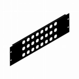 Penn Elcom Penn Elcom 3U Rack Panel Punched For 24x D-Series Connectors