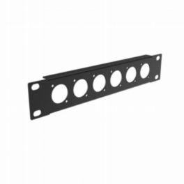Penn Elcom Penn Elcom 1U 9.5” Half Rack Panel For 6x D-Connectors