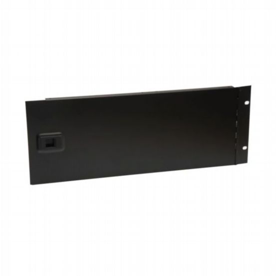 Penn Elcom 4U Hinged Rack Panel with Slam Lock – Black