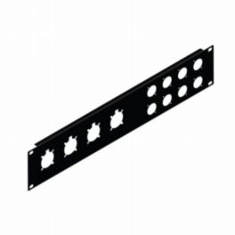 Penn Elcom Penn Elcom 2U Rack Panel Punched for 4 x EP Series / G Series and 8 x D Series Connectors