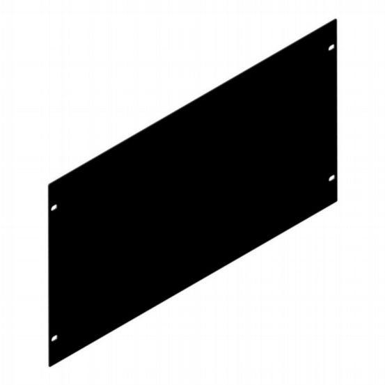 Penn Elcom 6U Black Aluminium Flat Rack Panel