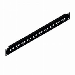 Penn Elcom Penn Elcom 1U Rack Panel Punched for BNC Chassis Connectors