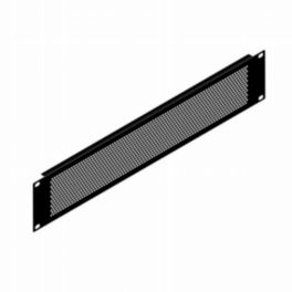 Penn Elcom Penn Elcom 2U Black Perforated Flanged Rack Panel