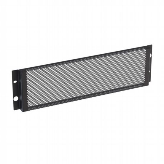 Penn Elcom 3U Vented Perforated Steel Security Rack Panel