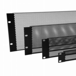 Penn Elcom Penn Elcom 2U Black Fully Perforated Flanged Rack Panel