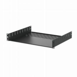 Penn Elcom Penn Elcom 1.5U Black Clamping Rack Shelf – 367mm Deep