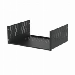 Penn Elcom Penn Elcom 4U Black Clamping Rack Shelf (367mm Deep)