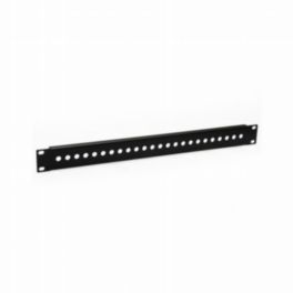Penn Elcom Penn Elcom Rack Panels Punched 1U Patch Panel for 24 F Couplers R1312/1UK