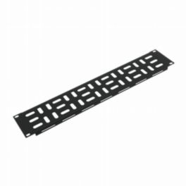 Penn Elcom Penn Elcom Rack Cable Management 2U Horizontal Lacer Panel with Matrix Holes R1317