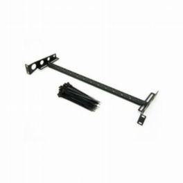 Penn Elcom Penn Elcom Rack Cable Management 1U Adjustable Cable Support Rack Bar - Inc- 100 Pack Cable Ties