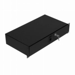 Penn Elcom Penn Elcom 2U Lockable Rack Box with Hinged Door and Slam Lock