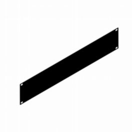 Penn Elcom Penn Elcom Rack Panels Plain 2U Rack Panel Steel Flat Black R1385/2UK