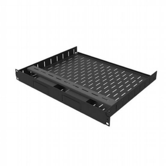 Penn Elcom Rack Shelf Faceplates 1U Rack Shelf with Face Plate For 2 x Apple TV R1498/1UK-ATV2