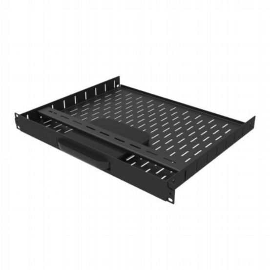 Penn Elcom Rack Shelf Faceplates 1U Rack Shelf with Face Plate For ROKU4 R1498/1UK-ROKU4