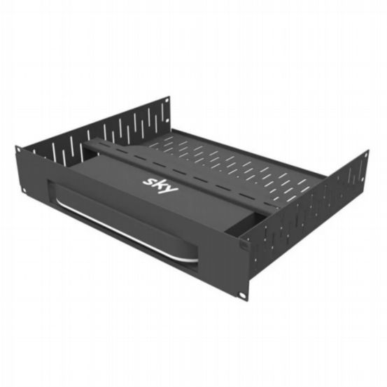 Penn Elcom Rack Shelf Faceplates Sky Q rack shelf and faceplate R1498/2UK-SKYQ